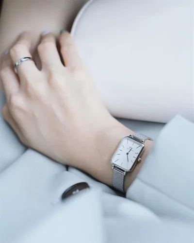 Vista 8 de Daniel Wellington Quadro Watch Silver Stainless Steel (316L)