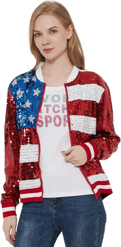 Vista 22 de Anna-Kaci - Chaqueta de manga larga con cremallera frontal y puños acanalados para mujer (personalizable)