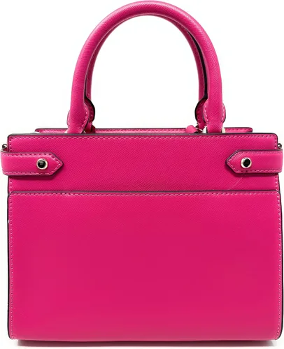 Vista 4 de Kate Spade New York Staci - Bolso pequeño de piel Saffiano, Hibisco profundo