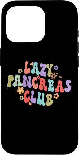 Vista 20 de iPhone 16 Lazy Pancreas Club Diabetes Awareness Month T1D Diabetic Case