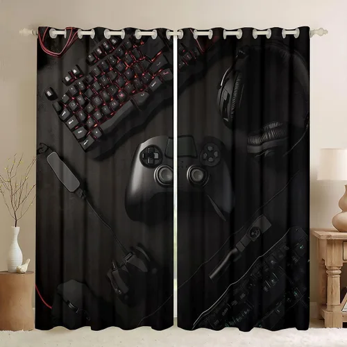 Vista 12 de Cortinas Opacas con Estampado de Piel de Vaca 30%-50% Cortinas Oscurecedoras de Piel de Animal de Granja Occidental para Dormitorio Sala de Estar