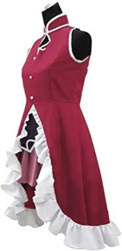 Vista 4 de Poetic Walk Disfraz de anime para mujer, disfraz de Magica Kyoko Sakura Cosplay Halloween