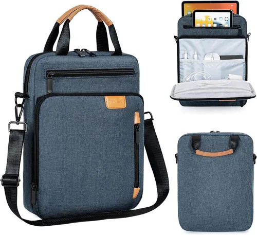 Vista 10 de TORIBIO Funda acolchada para portátil de 15 pulgadas Gris