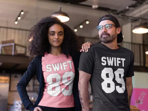 Vista 3 de Expression Tees Swift 89 Birth Year Music Fan Era Midnight Lover - Camiseta para mujer
