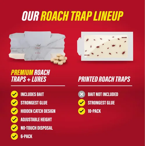 Vista 6 de Catchmaster Tablas de Pegamento para Trampas de Cucarachas Paquete de 10, Atrapador de Insectos Adhesivo, Trampas para Escorpión, Araña, Grillo