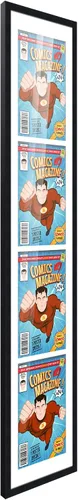 Vista 91 de Poster Palooza Marco de cómic con paspartú para 1 cómic de la Edad de Bronce publicado entre 1970 y 1985, marco de cómic negro para cómic de 7.25 x