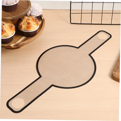 Vista 4 de Hemoton Alfombrilla de silicona antiadherente: bandeja para hornear reutilizable, papel de pergamino, correa de pan de silicona para accesorios