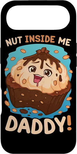Vista 26 de Funda divertida para iPhone 13 Pro con diseño de tuerca de juego sucio Inside Me Daddy para mujer