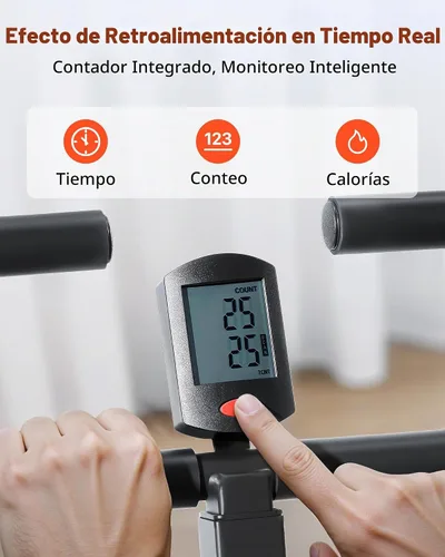 Vista 6 de VEVOR Squat Machine, Deep Squat Rowing Machine for Home, Easy Setup & Foldable Exercise Equipment, Glute Trainer Machine with 2/3 High-Strength