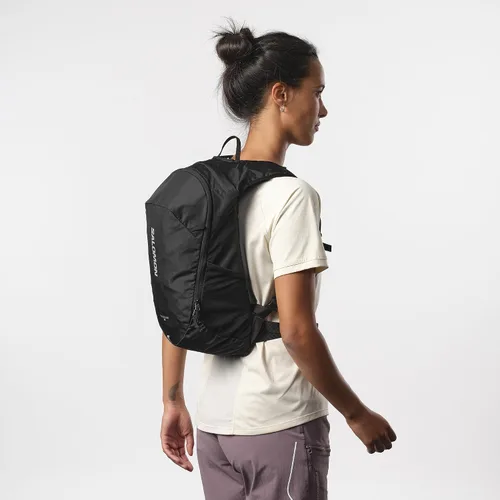 Vista 7 de Salomon Mochila unisex Trailblazer 10, senderismo y senderismo, 10 litros Negro (Black/Alloy)