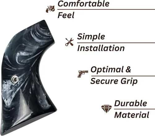 Vista 3 de Premium Compatible Replacement Grips for Ruger Wrangler .22 with Multiple Styles Screws Included