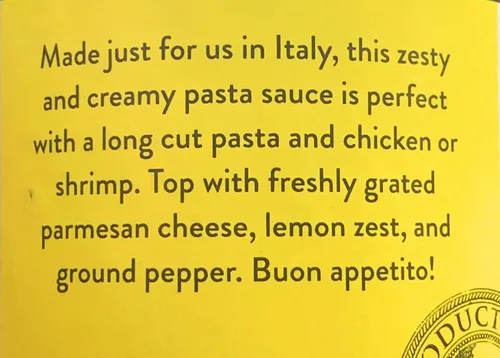 Vista 4 de Trader Joe's Limone Alfredo, 15 onzas