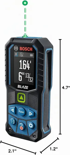 Vista 16 de Bosch Medidor láser GLM165-25G Blaze™ Green-Beam de 165 pies