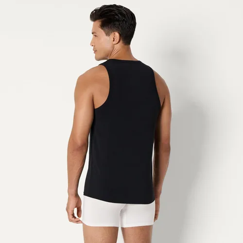 Vista 3 de Amazon Essentials Camiseta sin mangas modal súper suave para hombre, paquete de 2