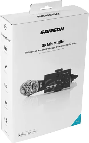 Vista 7 de Samson Go Mic - Sistema inalámbrico digital móvil con micrófono de mano dinámico Q8/transmisor con paquete de garantía extendida