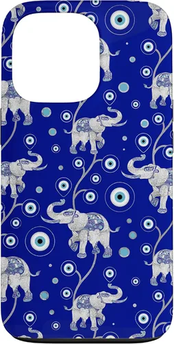 Vista 10 de Funda con dije de elefante de mala suerte para iPhone 17