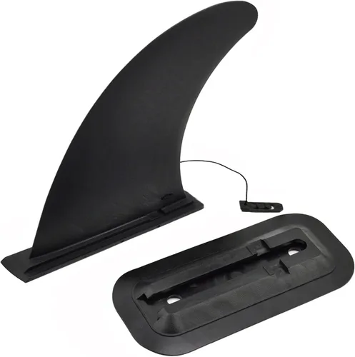 Vista 2 de Surf Board Fin 9" Inflatable Paddleboard Replacement Fin for Paddle Board - Quick Release Slide Surfboard Fins