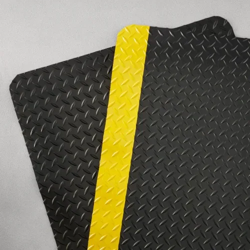Vista 6 de Tapete de suelo con placa de diamante resistente antifatiga, soporte de pie de grado comercial para dolor de piernas y espalda, base de esponja