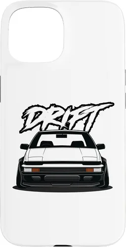Vista 6 de iPhone 12 Pro Max JDM Drift Anime Manga Car Hachiroku, una funda de carreras para autos de postura 86