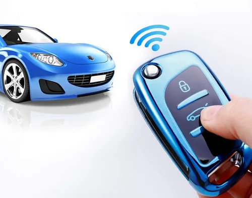 Vista 7 de EAUSO Carcasa protectora de TPU para llave de coche, para Peugeot Citroen C1 C2 C3 C4 C5 DS3 DS4 DS5 DS6