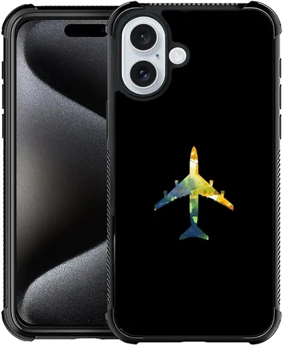 Vista 143 de CARLOCA Funda compatible con iPhone 15, increíble patrón de luz espacial nebulosa para niñas y niños, ultra protección, a prueba de golpes