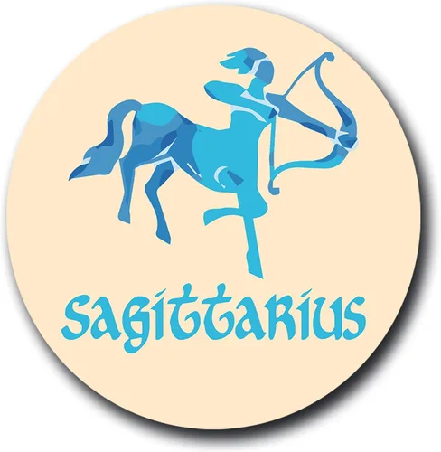 Vista 15 de Magnet Me Up Calcomanía magnética para nevera con signo del zodiaco Acuario, redondo de 5 pulgadas, colección fresca, perfecta para refrigerador