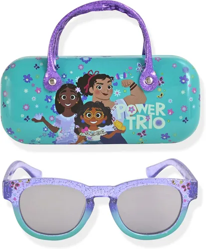 Vista 8 de Disney Encanto - Gafas de sol para niñas con estuche a juego Lindas gafas de sol para niñas