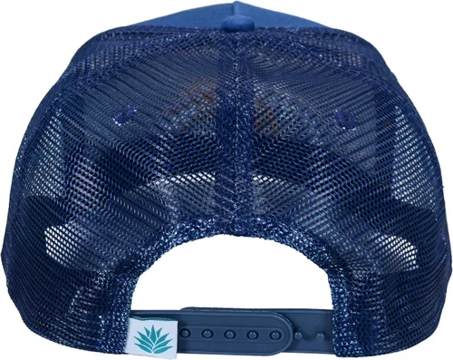 Vista 8 de Sendero Provisions Co. Ride or Die Logo Bordado Malla Snapback Sombrero Azul, Azul