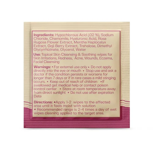 Vista 8 de BASE LABORATORIES Toallitas de ácido hipocloroso para rostro y piel – Limpieza facial y reparación diaria de la piel Toallitas de ácido hipocloroso