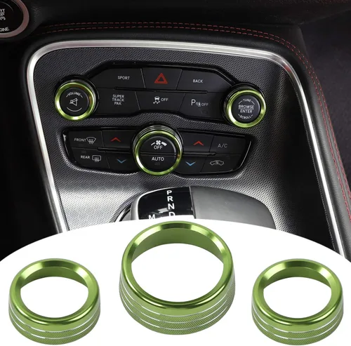 Vista 14 de Voodonala Interruptor de Aire Acondicionado Botón CD Perilla para Dodge Challenger Charger Chrysler 300 300s 2015-2019, para RAM 2013-2024