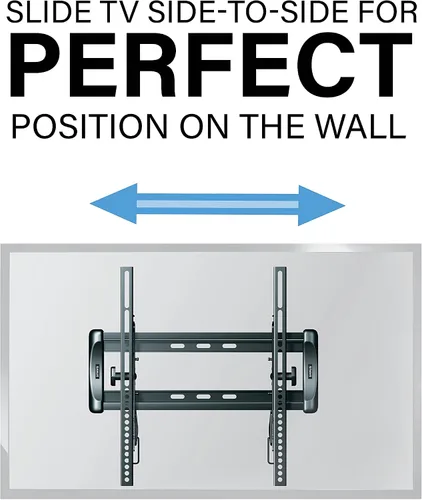 Vista 5 de Soporte de pared universal inclinado para TV de 32 a 55 pulgadas hecho para Amazon y compatible con televisores Amazon Fire