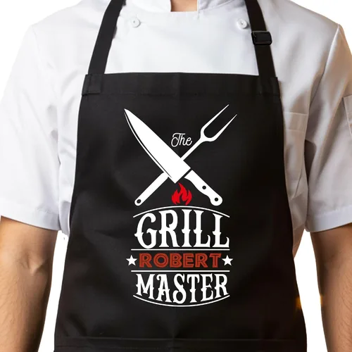 Vista 14 de Delantal para barbacoa y parrilla, regalo personalizado para el día del padre para papá, maestro de parrilla, abuelo, delantal de chef, delantales