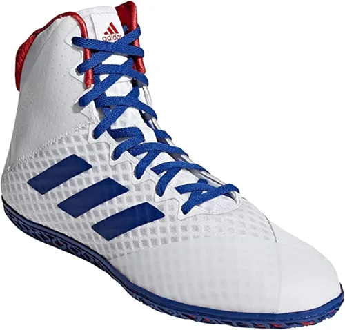 Vista 7 de adidas Mat Wizard 4 - Zapato de lucha libre para hombre Carbon