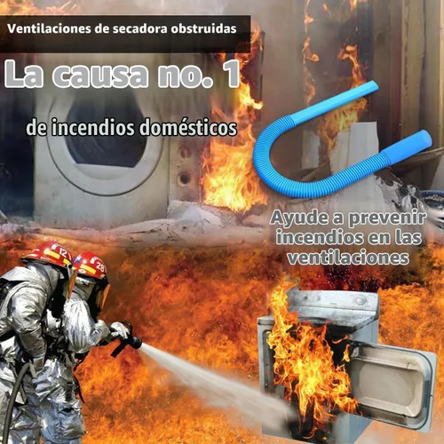 Vista 7 de Kit de Limpiador de Ventilación para Secadora PetOde, Accessorio Flexible para Aspiración de Pelusa Compatible con la Mayoría de Aspiradoras, Azul