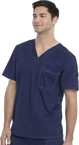 Vista 5 de Dickies Gen Flex Hombre Scrubs Top Cuello en V 81722