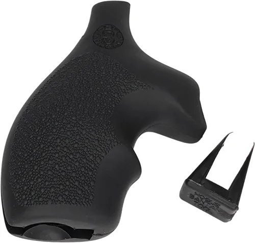 Vista 2 de Hogue OverMolded Rubber Bantam Style Grip for S&W J-Frame Round Butt