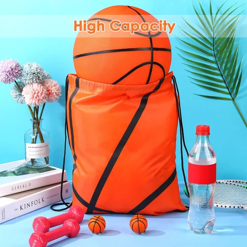Vista 4 de Riakrum 8 unidades de 16.5 pulgadas bolsa deportiva con cordón de regalo, mochila de regalo, bolsas de regalo, bolsas de cuerda para mujer, Varios