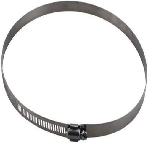 Vista 3 de Ideal-Air Abrazaderas de manguera de acero inoxidable, 6 pulgadas, paquete de 2