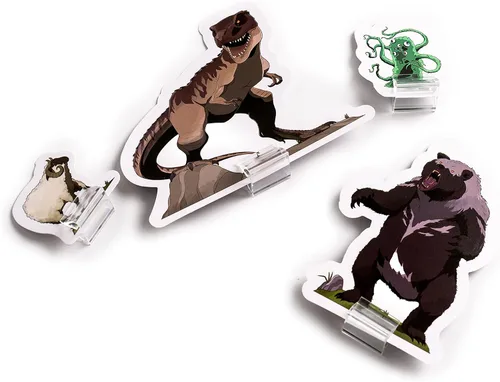 Vista 8 de Hexers Bestias monstruo y animales DM Starter Set plano 2D Miniaturas para juegos de mesa Compatible con Dungeons and Dragons D&D DND Pathfinder RPG