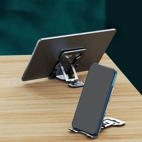 Vista 8 de Gatuida Soporte ajustable para teléfono celular, soporte para tableta, soporte plegable para teléfono móvil, soporte para teléfono de escritorio