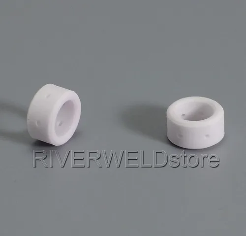 Vista 4 de RIVERWELD PT-23 27 Consumibles de corte por plasma Boquillas de punta de electrodo de plasma 33366 33367 33369 50Amp 30pcs Including Plasma