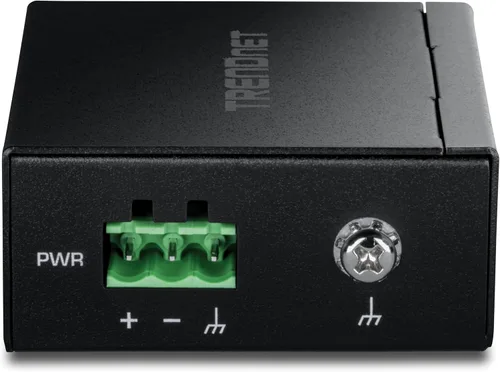 Vista 3 de TRENDnet Hardened Industrial 100Base-FX Convertidor de fibra SC multimodo (1.2 mi, 1.2 millas), carcasa clasificada IP40, TI-F10SC, negro