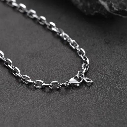 Vista 9 de FaithHeart Collar con colgante de chai hebreo judío, acero inoxidable, chapado en oro de 18 quilates, joyería de amuleto de vida para hombres