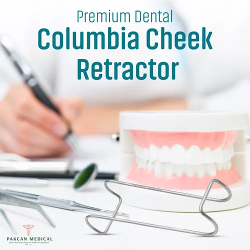 Vista 4 de Dental Columbia - Juego de 2 retractores de mejillas, acero inoxidable quirúrgico de alta calidad, diseño ergonómico para una comodidad óptima