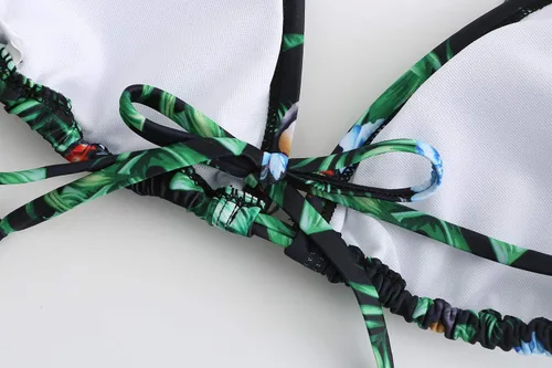Vista 5 de SSLR para mujer traje de baño de dos piezas conjuntos de Bikini de Bohemia