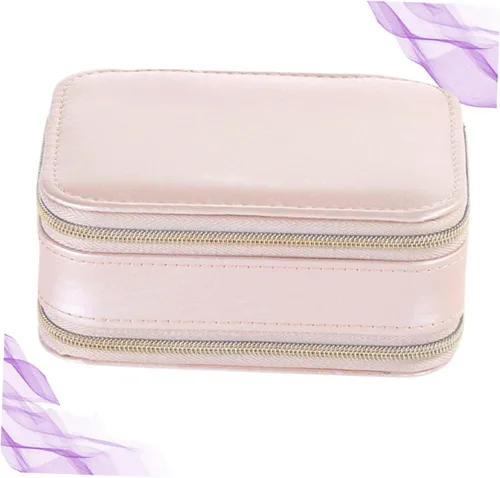 Vista 3 de FOMIYES Box Cosmetic Cases for Traveling Girls' Jewelry Joyero Para Mujer Rings Display Box Travel Cosmetic Bag Earring Organizer for Women Jewel