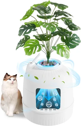 Vista 13 de Lifewit Caja de arena para gatos con sistema eléctrico de control de olores Negro