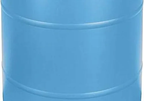 Vista 5 de Barril de agua azul de 55 galones Moldeado sólido Agujeros de tapón de 2 pulgadas, bueno para uso de agua potable a largo plazo Sin BPA