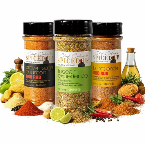 Vista 11 de Paquete de 3 condimentos asiáticos para barbacoa y especias para carne de res, salmón y pollo, condimento asiático con piña, jengibre y hojuelas