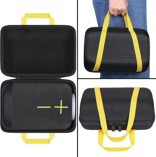 Vista 4 de co2CREA Funda rígida compatible con Ultimate Ears UE EPICBOOM Altavoz Bluetooth inalámbrico portátil, funda negra